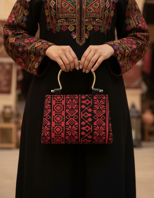 حقيبة مطرزة كلاسيكية