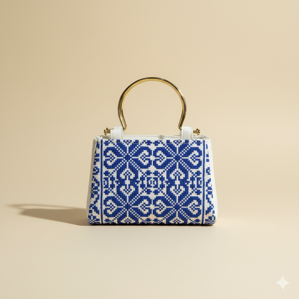 Bolso clásico bordado
