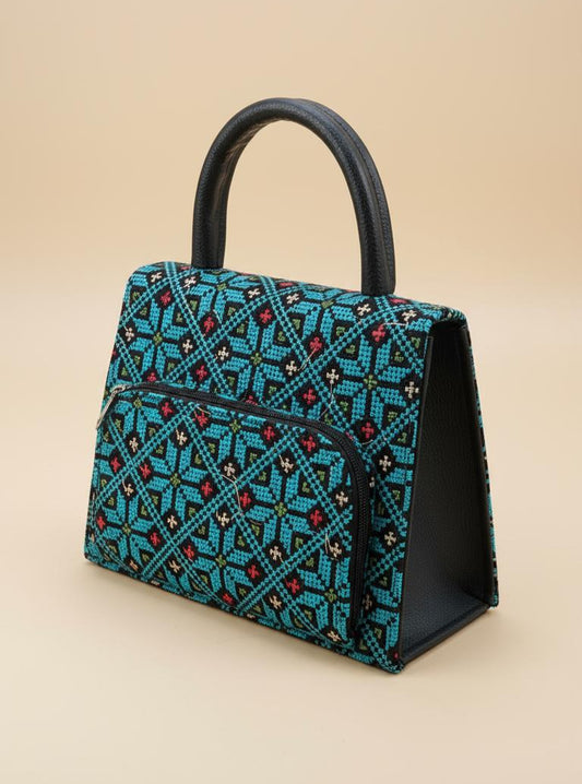 حقيبة يد كلاسيكية مطرزة