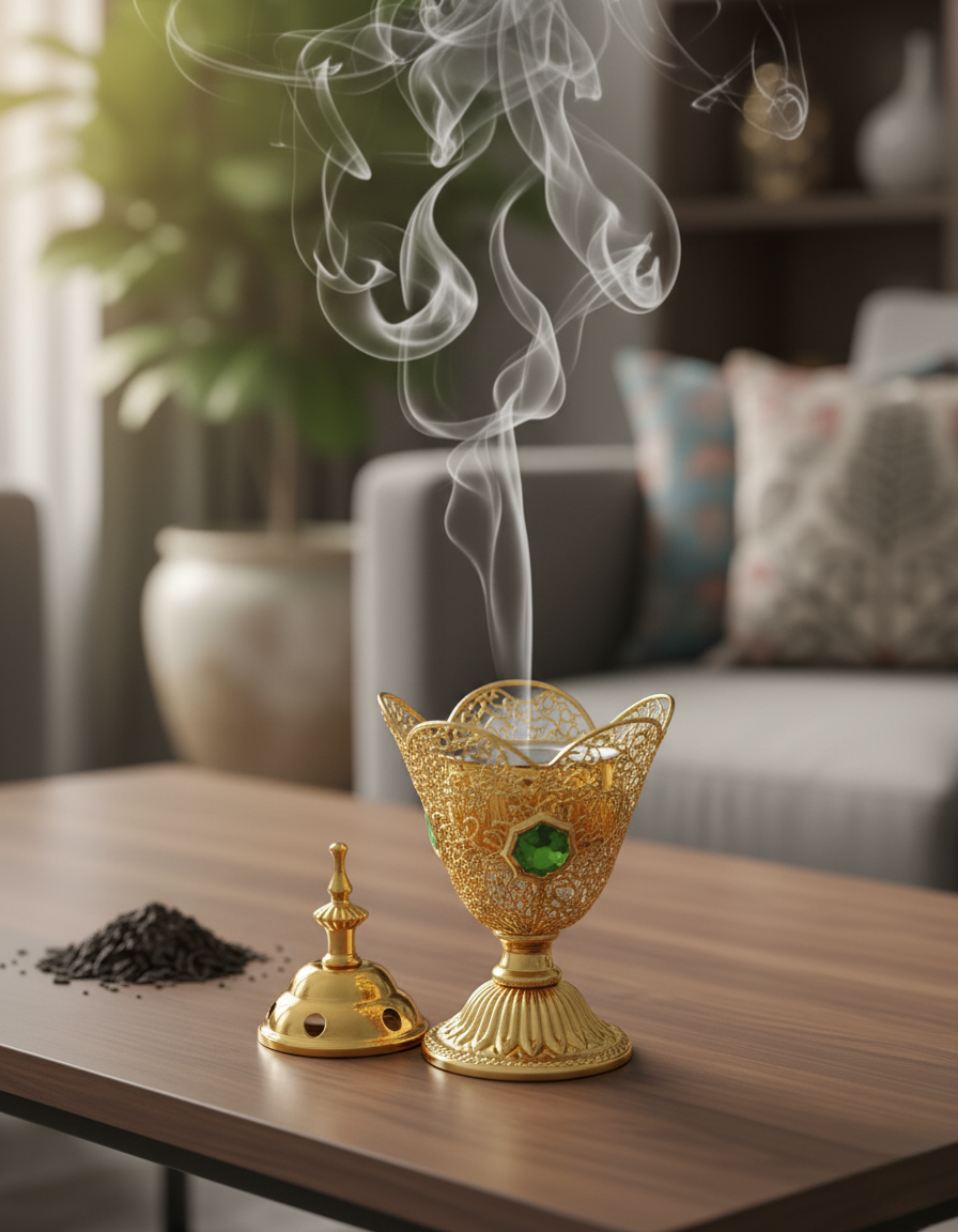 Copper incense burner