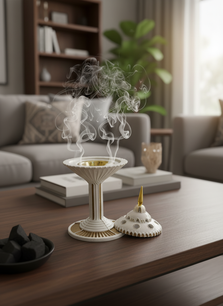 Classic Antique Clay Incense Burner- مبخرة