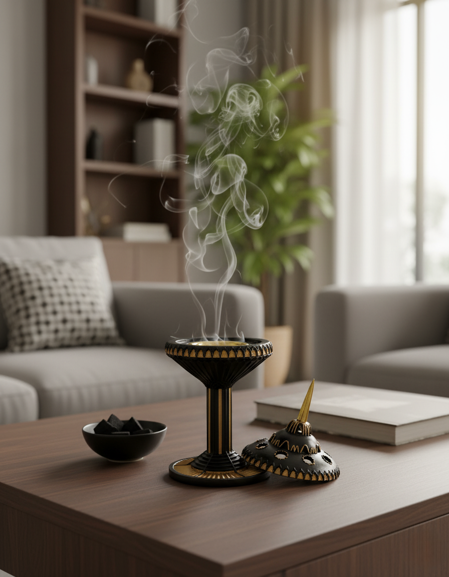 Classic Antique Clay Incense Burner- مبخرة