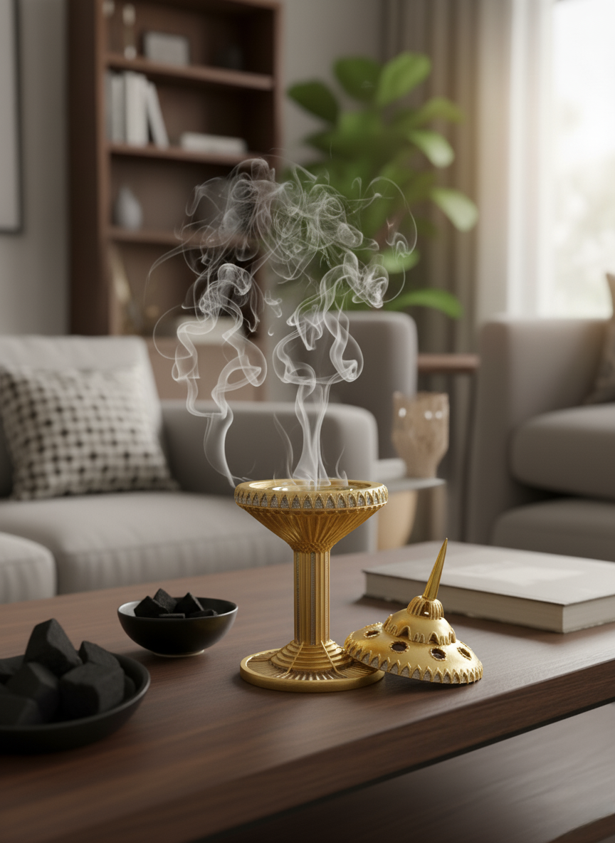 Classic Antique Clay Incense Burner- مبخرة