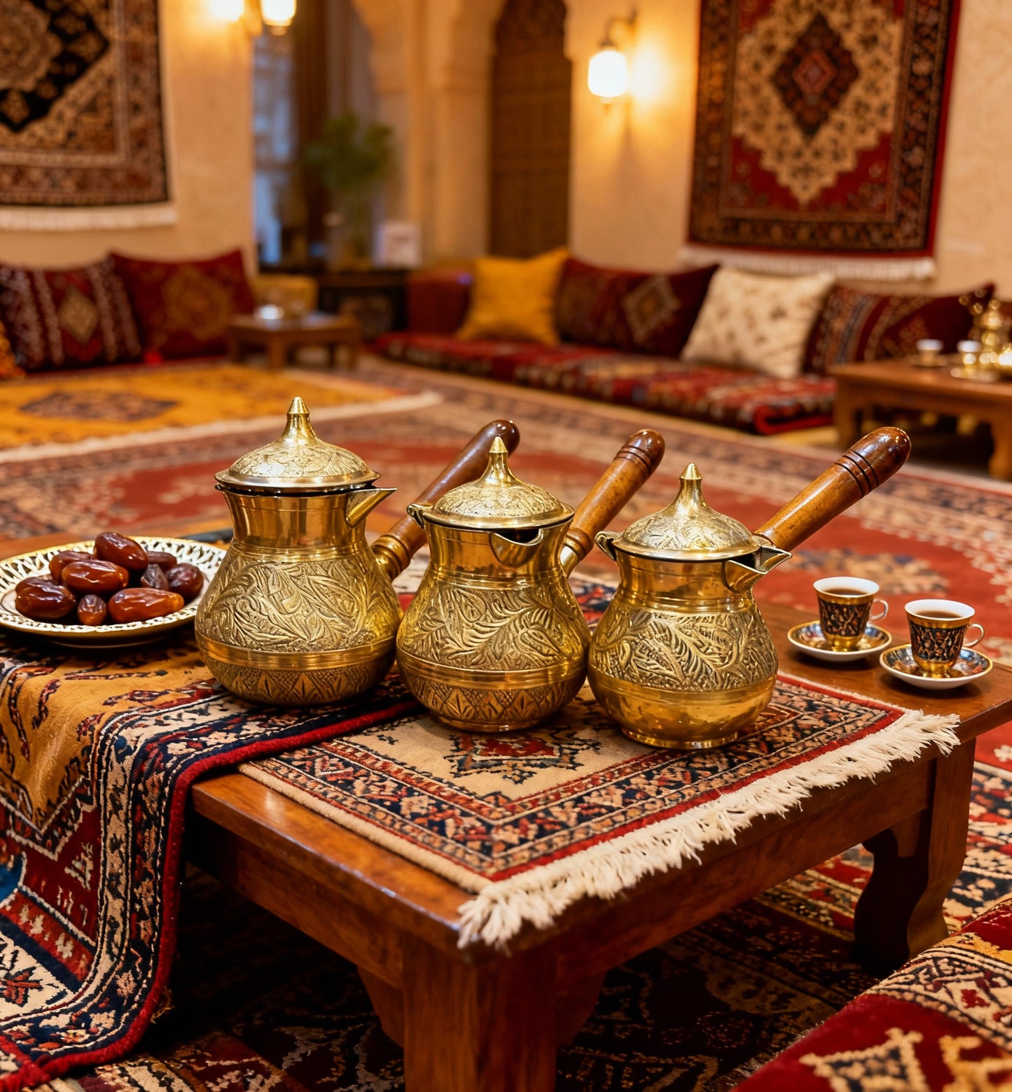 إبريق قهوة عربي/هندي تقليدي – مصنوع يدويًا بجودة عالية