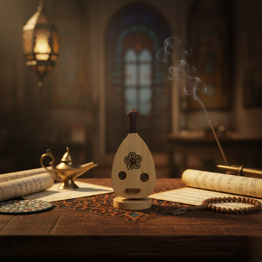 عود خشبي صغير مصنوع يدويًا - قطعة ديكور بحجم راحة اليد لديكور المنزل والمكتب