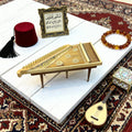 Handmade Wooden Qanun Figurine – Egyptian Style