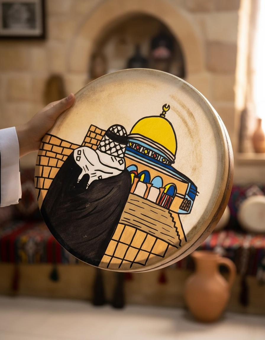 طبلة داف بتصميمات تقليدية