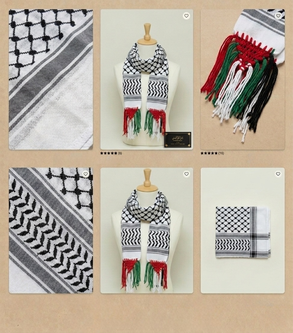Palestinian Keffiyeh – Traditional Hand-Woven Scarf