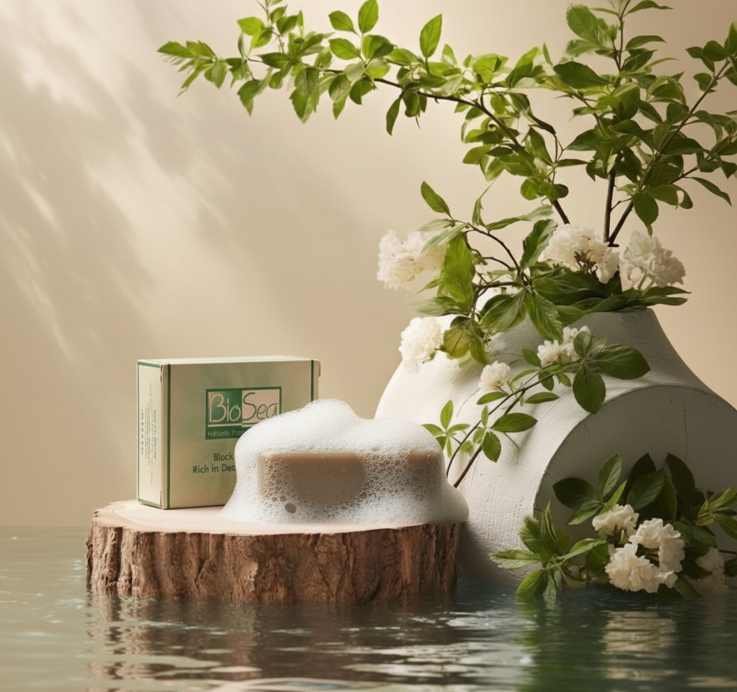 صابون الطين الأسود من بايو سي