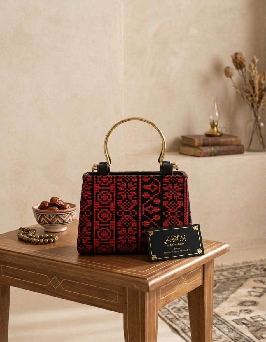 Bolso clásico bordado