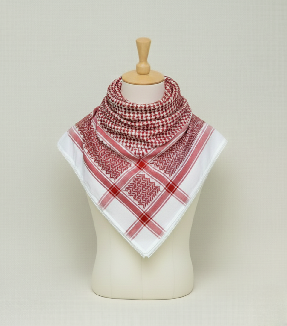 شماغ أردني – بشراشيب / بدون شراشيب