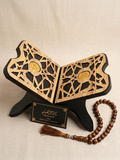Handcrafted Quran Stand – Laser-Cut Wood & MDF
