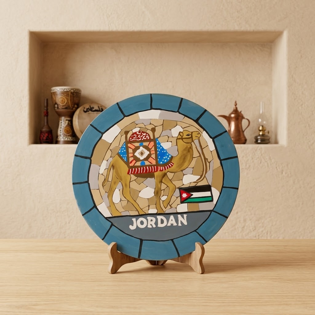 Tambor Daf con diseños tradicionales