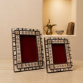 Handcrafted Mother of Pearl Mosaic Photo Frame