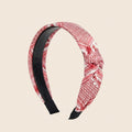 Diadema bordada para el cabello