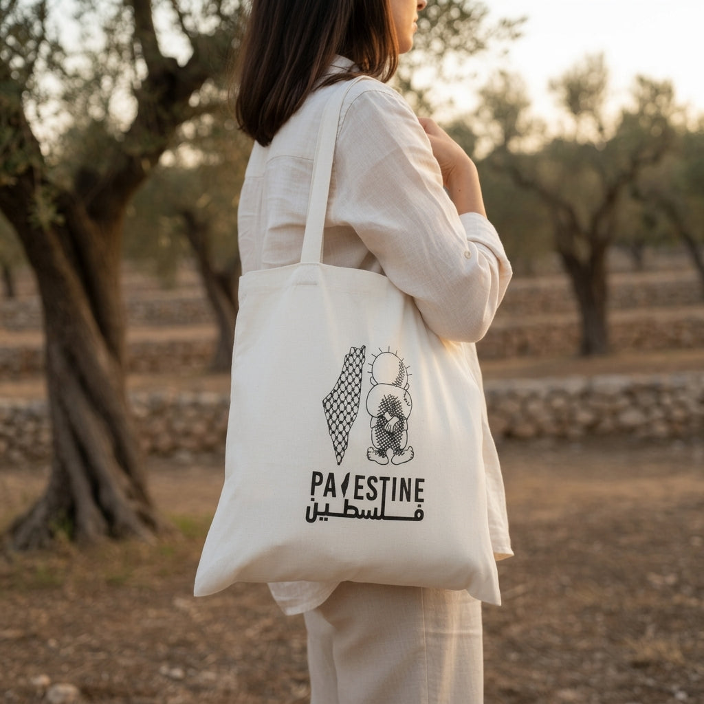 Handmade Embroidered Drawstring Bag — Versatile Heritage Fabric & Faux Leather Daily Pouch