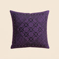 Handmade Embroidered Square Pillow Cover — 15.75x15.75 Lightweight Boho-Chic Cushion Case
