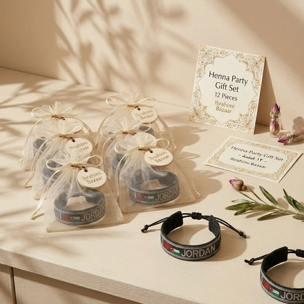 Handmade Heritage Party Favor Display Set — Pack of 12 Premium Guest Gifts