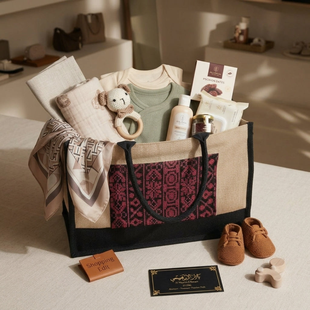 Handmade Palestinian Embroidered Lightweight Tote Bag