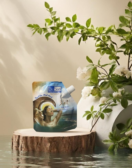 قناع الطين بايوسي للوجه والجسم والشعر